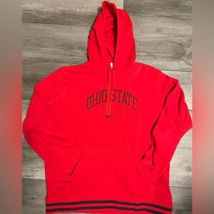 Ohio State Buckeyes Nike Distressed Sketch Retro Fitted Pullover